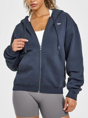 Oner Active Foundations Zip-Up Hoodie In True Blue - Women's Size XL (NWT)